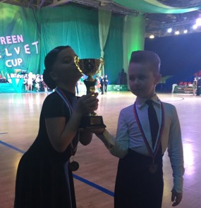 Стрекалов Марк и Смирнова Нелли на GREEN VELVET CUP в Москве заняли 3 место!